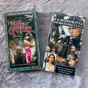 VHS Labrynth & The Dark Crystal